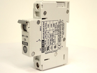Allen-Bradley 1492-CB1-H020 - 1 Pole 2 Amp Circuit Breaker