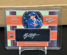 2019 Panini Leather Lumber Ryan O’Hearn Rookie Leather Signatures #14/25 Orioles