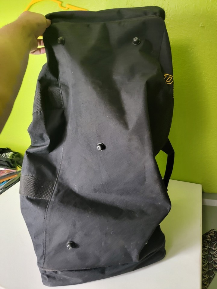 Large Duffle Bag For Men By Dunlop Black Red Yellow Oversized Travel