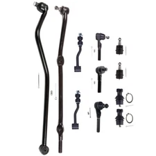 11Pcs Front Tie Rods Ball Joints Drag Link Assembly For Jeep Cherokee Comanche