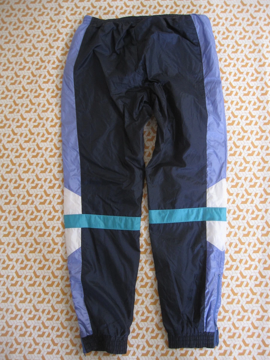 Vintage ADIDAS Navy Nylon Polyamide 90 S Survement Retro Pants 186 XL