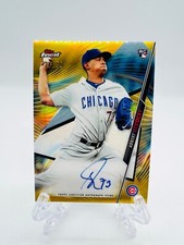 2020 Topps Finest Adbert Alzolay Gold Auto #FA-AAL /50 RC