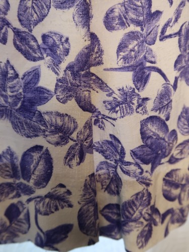 Vintage 1950s White Sheath Dress With Purple Flowers Spring Sundress Size S/XS - Picture 6 of 7