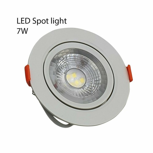 Moderne LED verstellbare Neigungswinkel Downlights runde Deckenstrahler UK - Bild 13 von 18