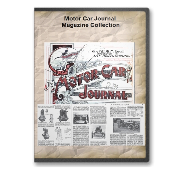 Motor Car Journal Magazine Collection 8 Annual Volumes 18991909 DVD