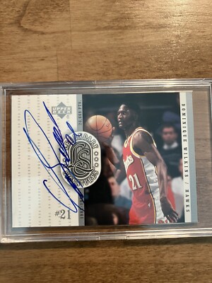 1999 Upper Deck Legendary Signatures Dominique Wilkins Autograph 