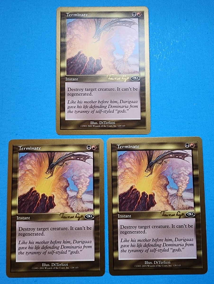 マジック：ザ・ギャザリング Magic: The Gathering Worlds 2001 3x Terminate World Championships 2001 Toronto Mtg Magic Card