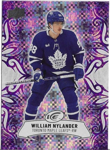 WILLIAM NYLANDER 2024-25 UPPER DECK ICE PURPLE - 第 1/2 張圖片