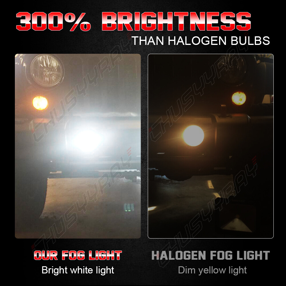 Pair For Nissan Frontier 2005-2009 LED Front Bumper Fog Lights Lamp w