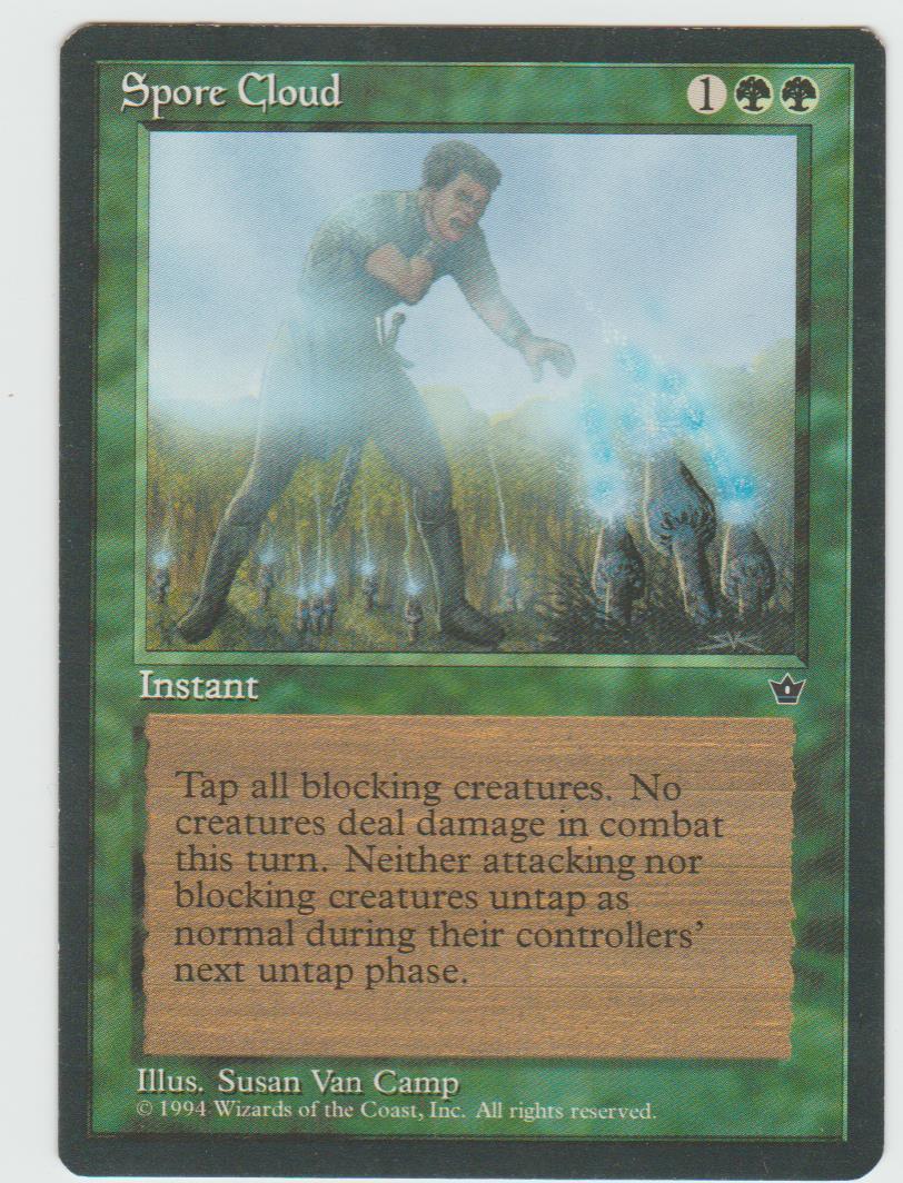 Spore Cloud (Susan Van Camp)  Fallen Empires  1994  Magic The Gathering MTG