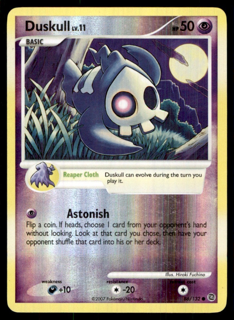 2007 Diamond & Pearl - Secret Wonders Reverse Holo Duskull Basic/Common #86
