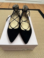 Ivanka Trump Tropika Lace Up Ballet Shoes Size 6 US / 4 UK BNWT