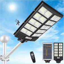 INSDEA 5000W Solar Street Light Motion Sensor Open Box 360000LM #R010