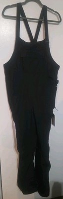 The North Face Womens Dragline Bib Black Lavender Size XL SH NWT