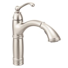 Moen Brantford One-Handle Pullout Kitchen Faucet Spot Resist Stainless