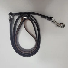 COACH Brown Leather Dog Leash 8422 50" Length