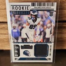 2024 Panini Contenders Johnny Wilson RTS-JWN Rookie Ticket Swatch Variation