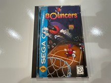 Bouncers (Sega CD 1994) CIB Complete in Box with Manual + Foam Insert Tested EXC