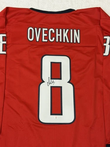 Alex Ovechkin Washington Capitals Signed Hockey Jersey with COA