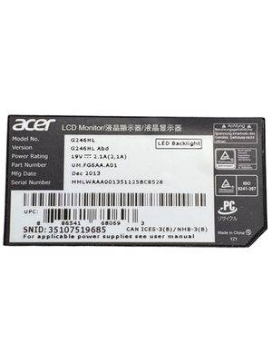 Acer G246HL Abd LED LCD Monitor for sale online | eBay