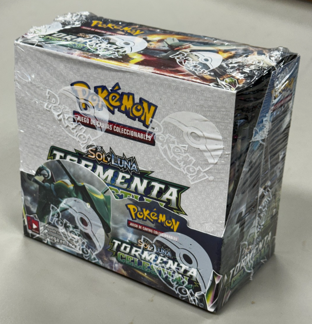 Pokemon Sun & Moon Tormenta Celestial Storm Spanish Sealed Booster Box 36  Packs