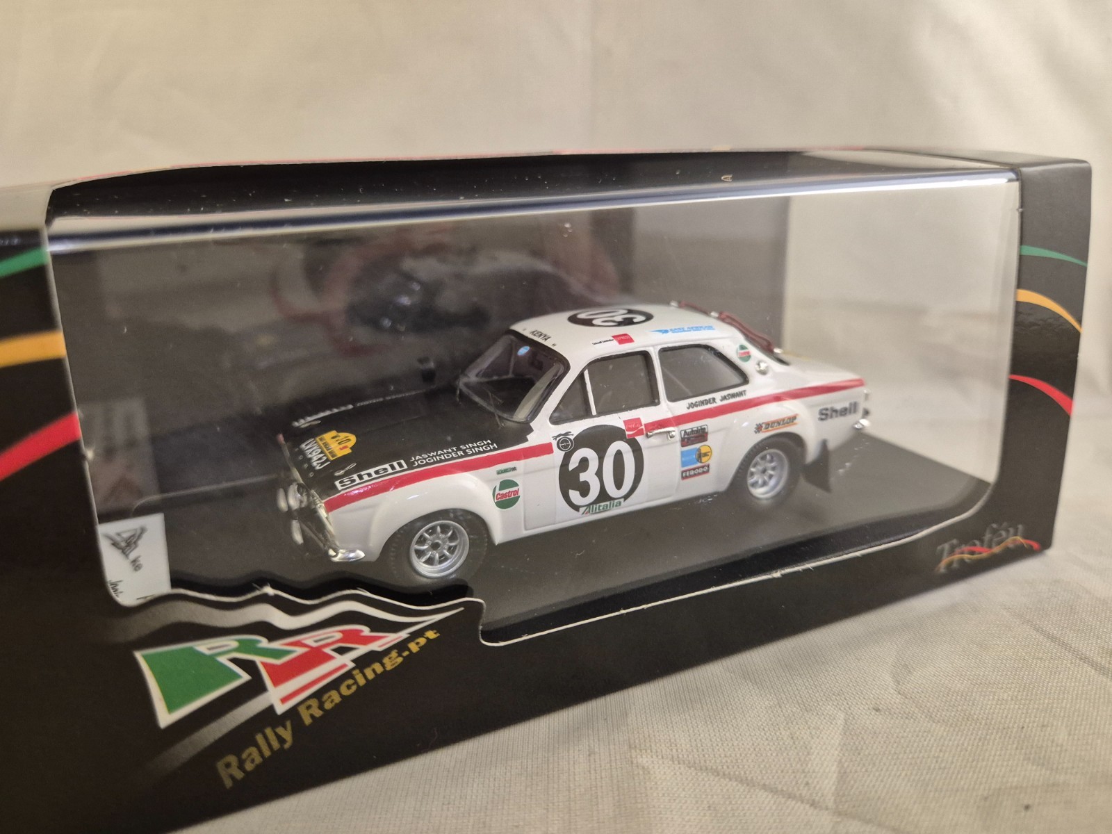 Ford Escort Mk1 Safari 1971 Trofeu RRKE19 voiture rallye miniature 1/43 collection
