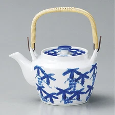 3-piece set Tokkuri grape M6 size Tokkuri (Arita ware) [14 x 12cm   From Japan