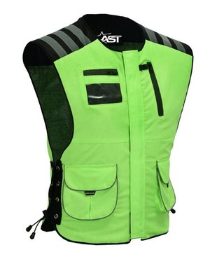 Motorrad Warnweste Sicherheitsjacke Hi Viz Sichtweste reflektierender Träger 