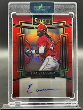 2024 Panini Select Elly De La Cruz SIG-EDC Auto Color Match Red 71/99