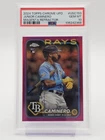 JUNIOR CAMINERO 2024 TOPPS CHROME ROOKIE MAGENTA REFRACTOR /399 PSA 10 Q5461