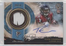 2015 Topps Valor of Honor Courage 40/50 Tevin Coleman Patch Auto Shield 2r7