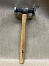 T E Tools Autobody Bumping Hammer Square And Round Face Hickory Handle T E Tools Autobody Bumping Hammer Square And Round Face Hickory Handle