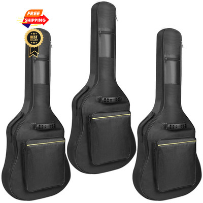 Mdvora 3 Pack Guitar Bags, 38-41 Inch Acoustic Bag 3 Pack, Black