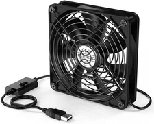Usb 120Mm Cooling Fan Low Noise 23Db Adjustable Speed High Quality Durable