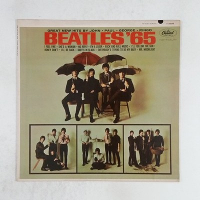 BEATLES Beatles '65 T2228 scranton LP Vinyl VG+ Cover VG+ Co Slv Mono 1964 WoL