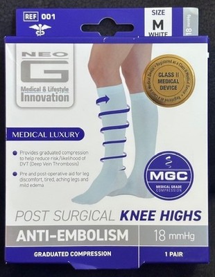 NEO G Compression Socks Knee High 18 mmHg 20-30 mmHg Medical M-XL