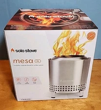 Solo Stove Mesa XL Smokeless Tabletop Fire Pit  Stainless Steel 