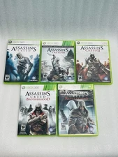 Ubisoft XBOX 360 Assassin's Creed GAME BUNDLE LOT Tested CIB