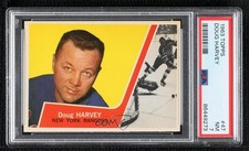 1963-64 Topps Doug Harvey #47 PSA 7 HOF 0h75