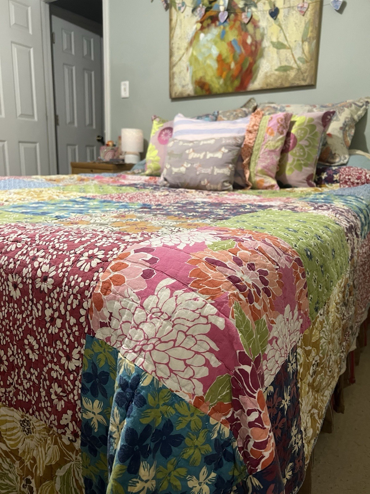 The Company Store Patchwork Quilt- Full/ Queen Perfect Condition