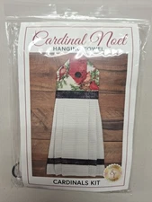 Shabby Fabrics Hanging Towel Project Kit - Cardinal Noel Holiday Winter NIP