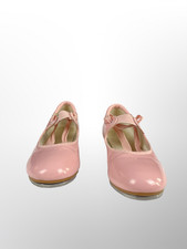 GUC Pink Patent Mary Jane Tap Shoes Kids Ballet Child Size 13.5 C