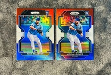 Nick Allgeyer 2022 Panini Prizm (2) Red White & Blue Prizm Rookie Parallel