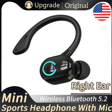 Bluetooth 5.1 Wireless Headset Earbuds Stereo Earphones Ear-Hook Sport Headphone