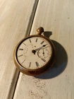 Antique Pocket Watch Elgin For Parts Not Working  &