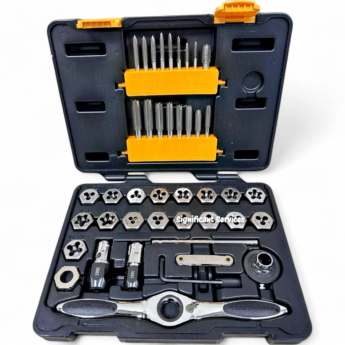 GEARWRENCH 42ピース ラチェットタップダイスセット