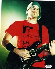 Dan Estrin Signed Autographed 8x10 Hoobastank Guitar Photo ACOA