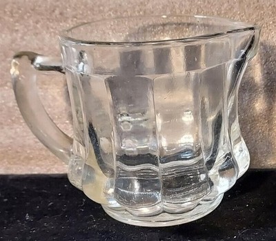 Vintage Post Cereal Promotional Clear Glass Measured Creamer Very Good Condition