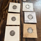 8 U.S. Silver Seated Liberty Dimes-1841,1876-S,1856,1877,1858,1891,1853,1876