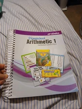 Abeka Homeschool Arithmetic 1 Curriculum Lesson Plans Spiral Bound School
